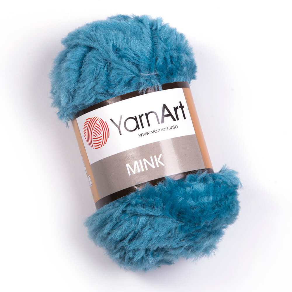 YarnArt Mink 50gr Fluffy Yarn, Dark Brown - 333 - Hobiumyarns