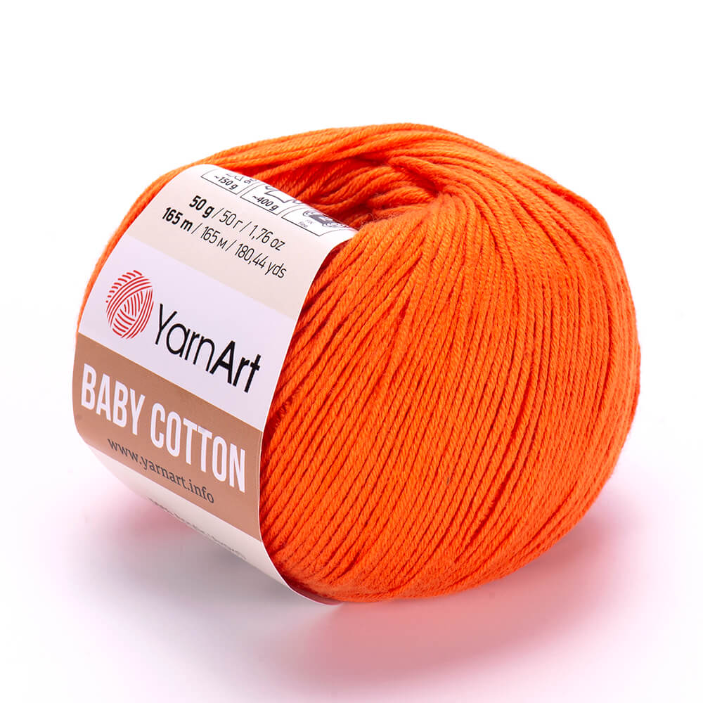 Yarnart Jeans Knitting Yarn, Orange - 85