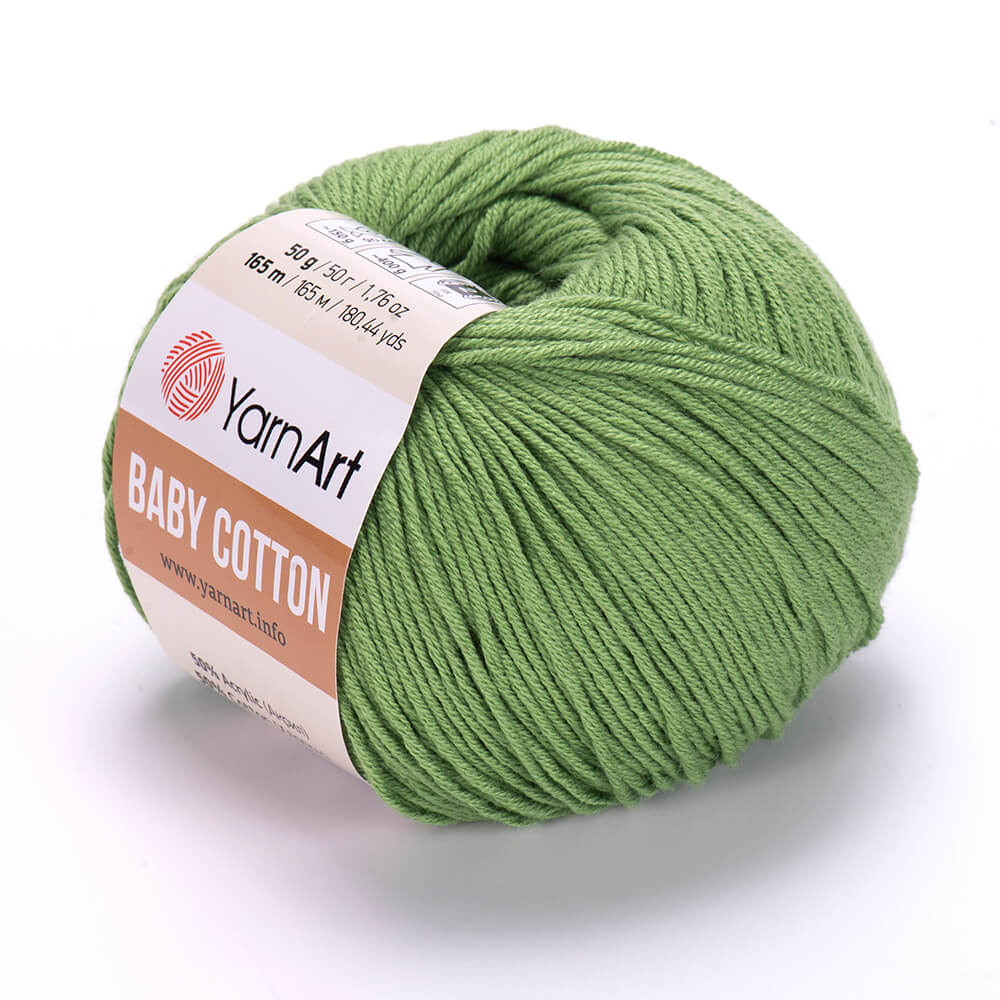 YarnArt Baby Cotton Knitting Yarn, Black - 460