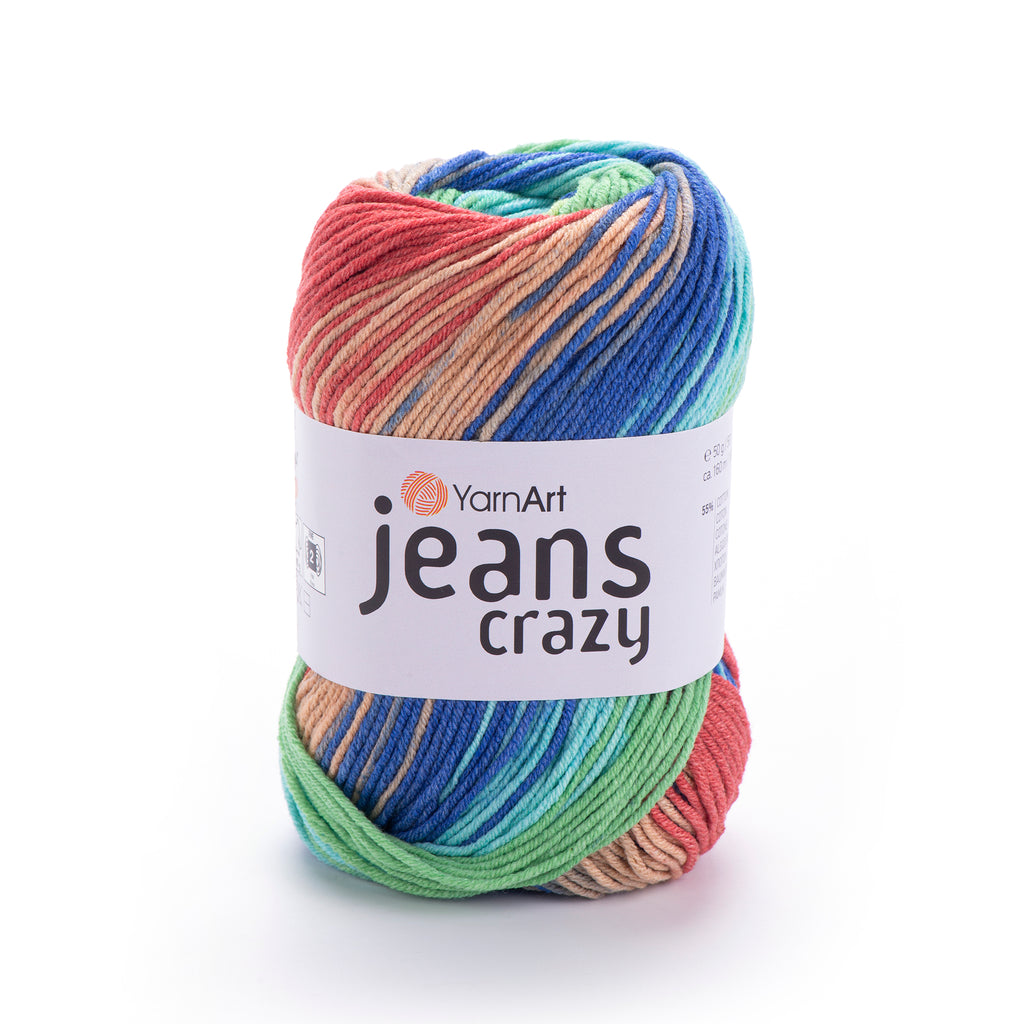 Amigurumi Yarn Jeans Crazy Yarnart YarnArt Jeans Crazy Colorful - Main Image