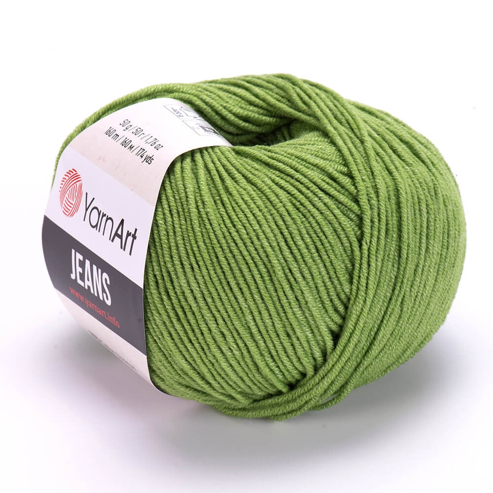 Filato YarnArt Jeans Per Amigurumi | 50g, 160m | Cotone Poliacrilico | Colore Verde - Foto 10