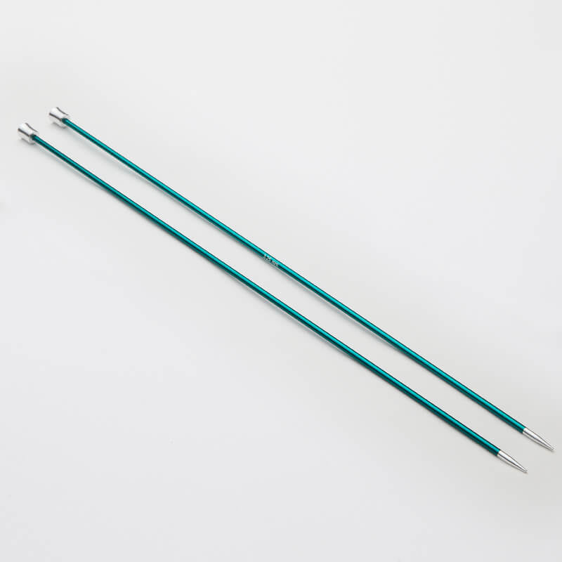 KnitPro Zing 9 mm 35 cm Metal Knitting Needles, - 47307